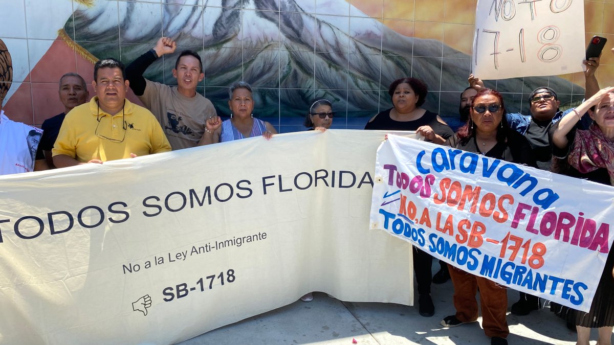  “Todos Somos Florida”: caravana parte desde Los Ángeles en apoyo a los inmigrantes de ese estado