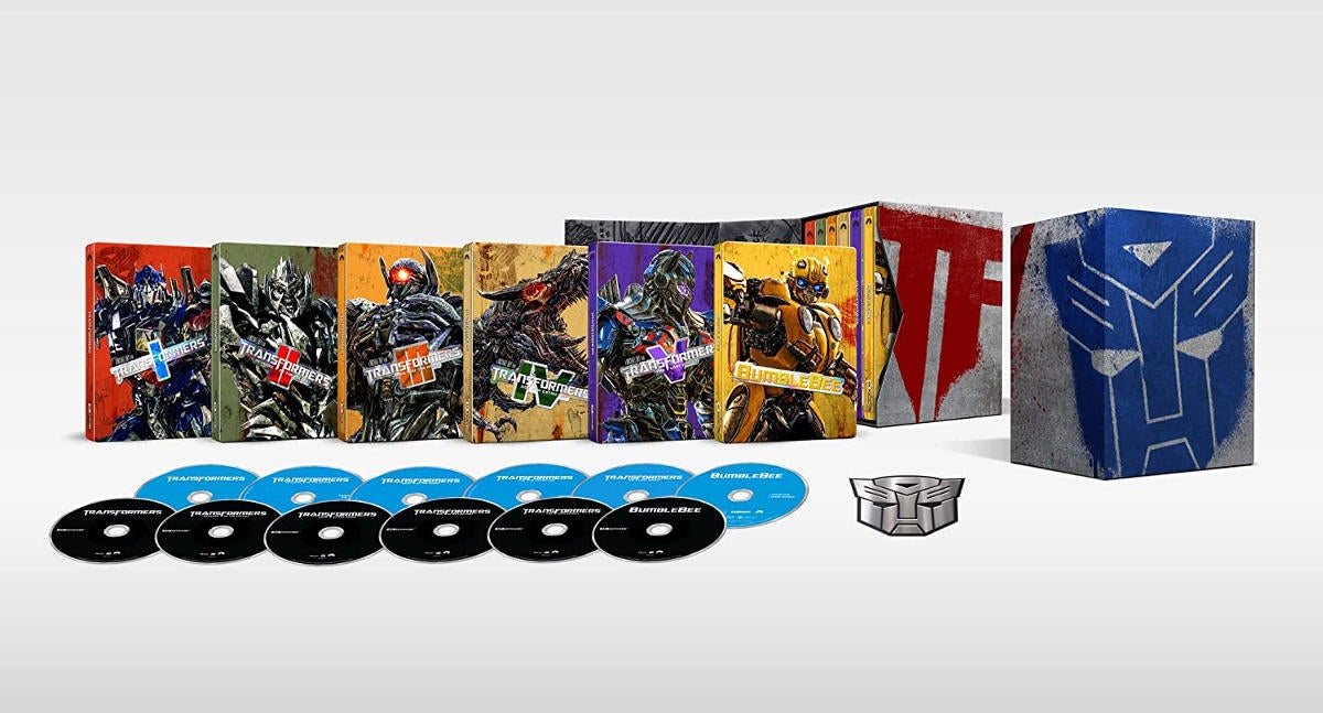 Transformers 6-Movie Collection 4K Blu-ray Set está a la venta antes de Rise of the Beasts