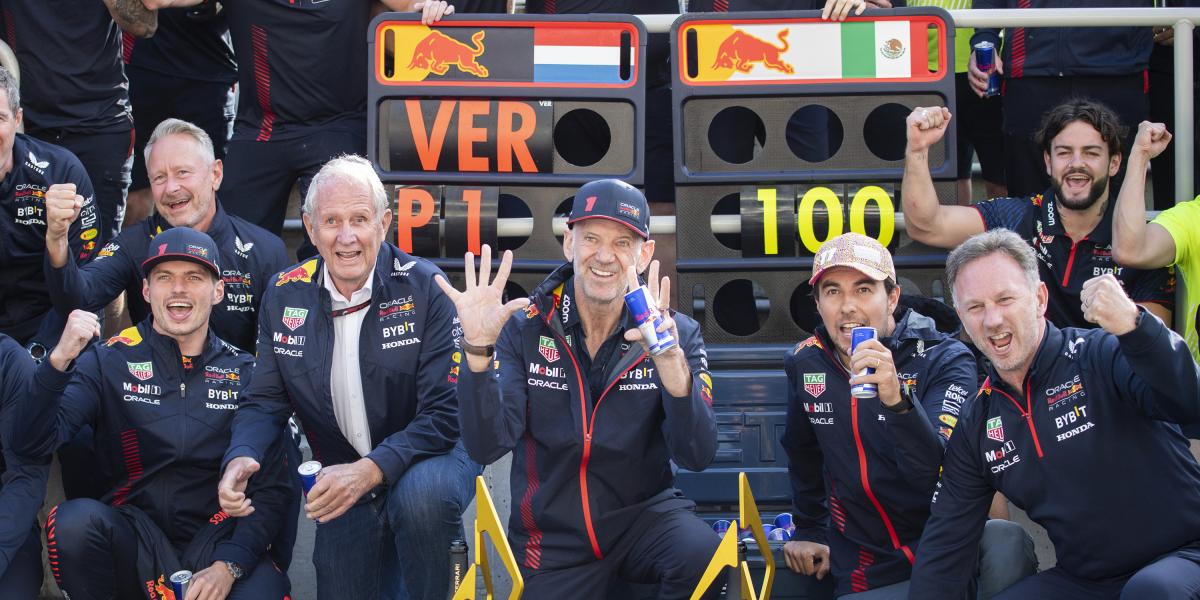 Verstappen: "Lograr la victoria 100 para la escudería es algo increíble"