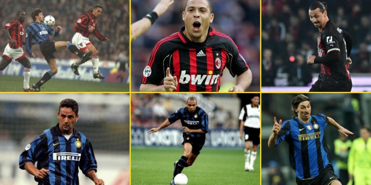 ¿Recuerdas a los cracks que vistieron la camiseta de Milan e Inter? Este es el Top-10