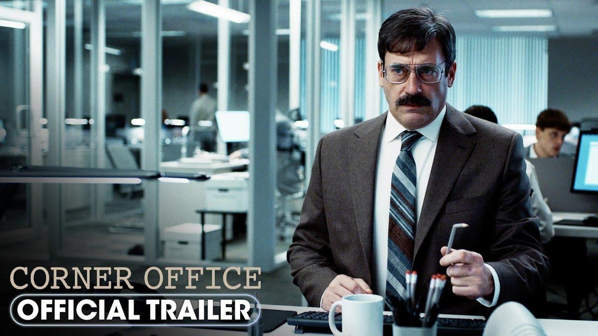 Tráiler de Corner Office: Jon Hamm protagoniza la película más rara del año