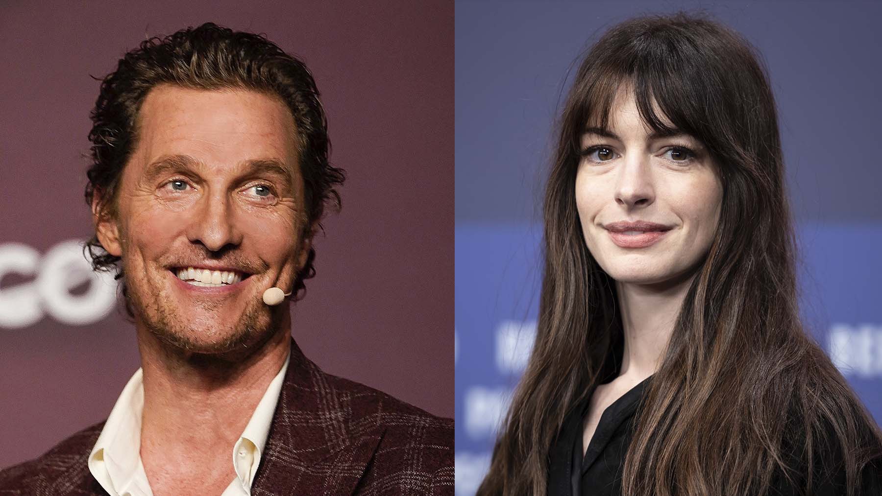 Anne Hathaway y Matthew McConaughey obtienen acuerdos con el SAG-AFTRA para continuar sus rodajes