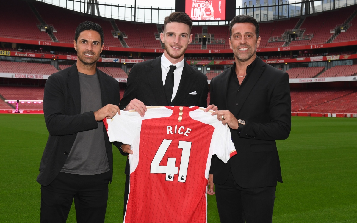 Arsenal confirma el fichaje de Declan Rice por 122 millones de euros