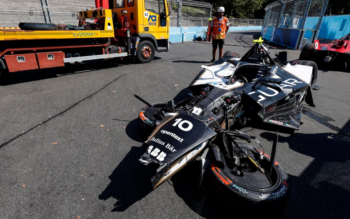 Así fue el brutal accidente sin heridos de la Fórmula E