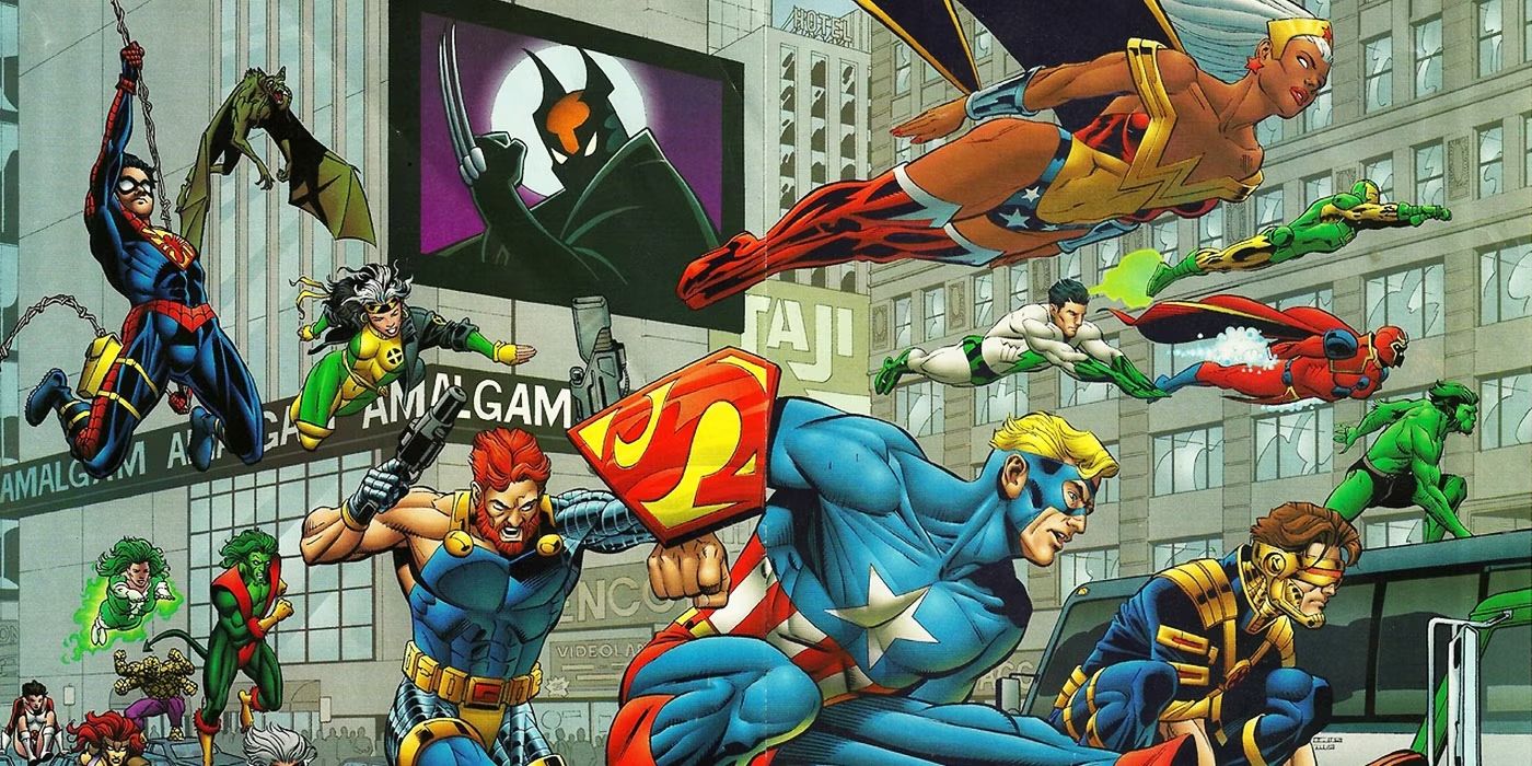 Avengers y Justice League se combinan en Amazing Amalgam Universe Fanart