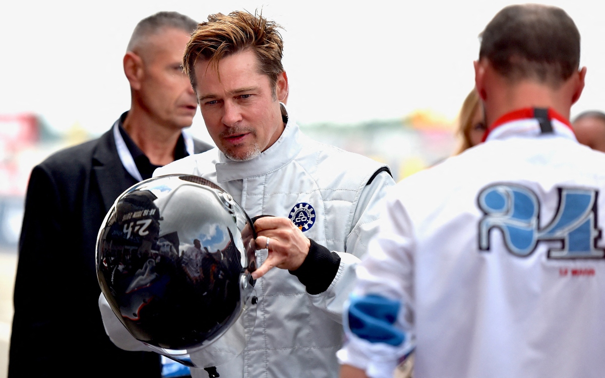 Brad Pitt, la sorpresa en Silverstone para el Gran Premio de Gran Bretaña