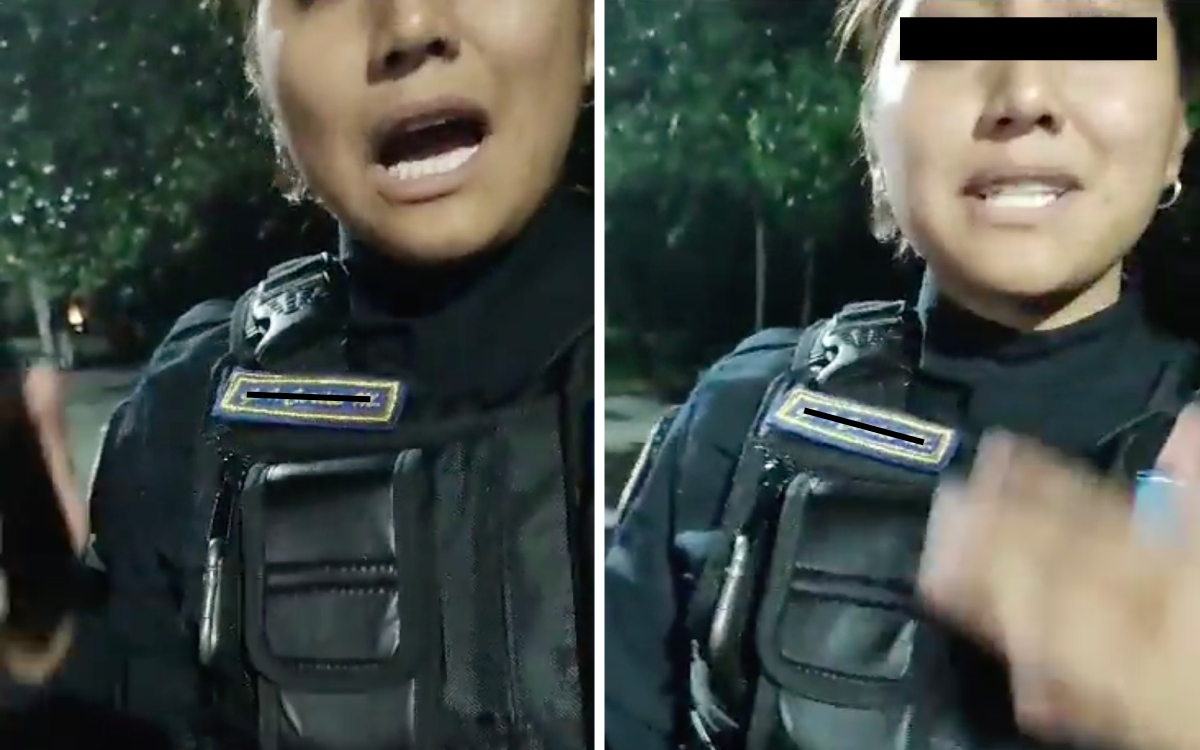 Captan a policía que se encontraba presuntamente ebria mientras detenía a mujer en Chapultepec | Video