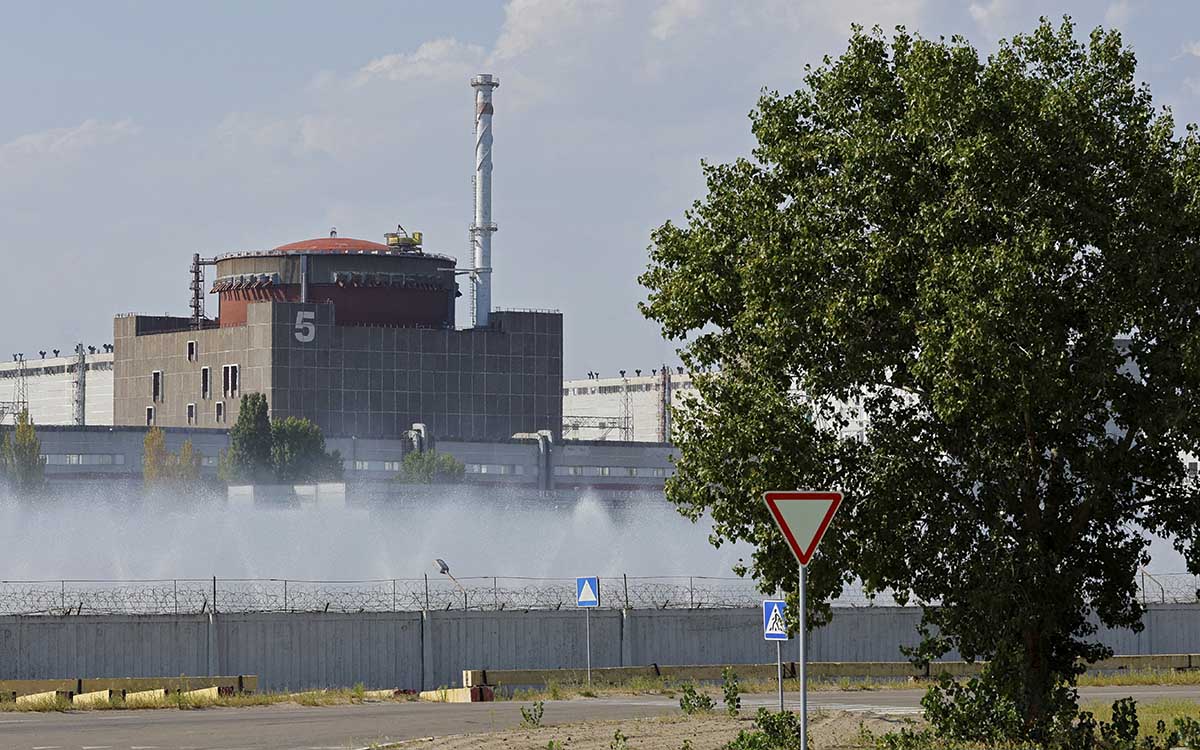 Detecta OIEA minas en la periferia de la central nuclear de Zaporiyia