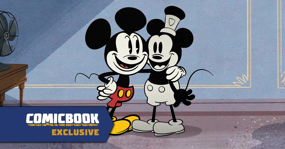 El maravilloso mundo de Mickey Mouse terminará cuando Mickey conozca a Steamboat Willie en un nuevo clip exclusivo