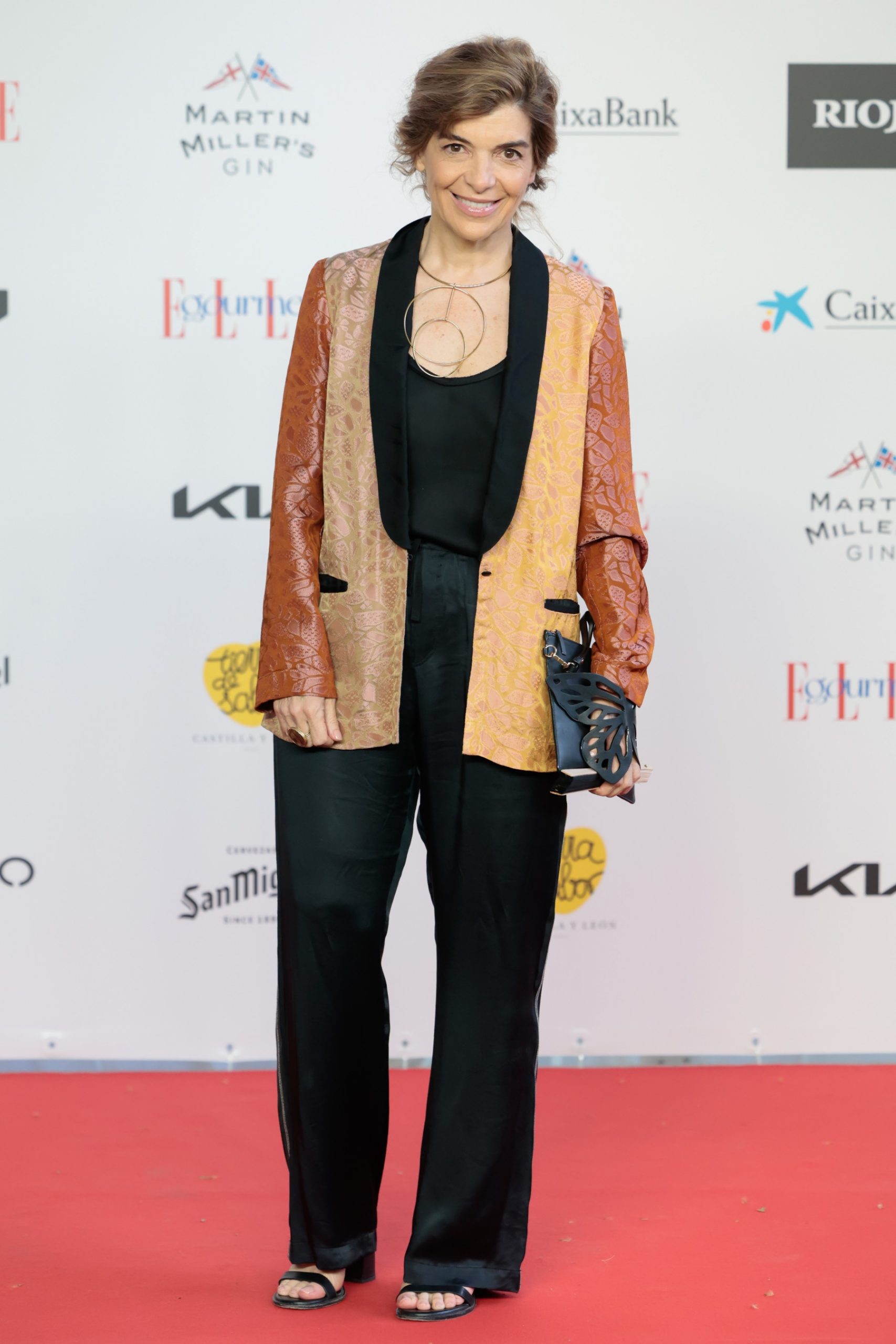 Xandra Falcó en el photocall de los premios 'Elle Gourmet' en Madrid/ Gtres