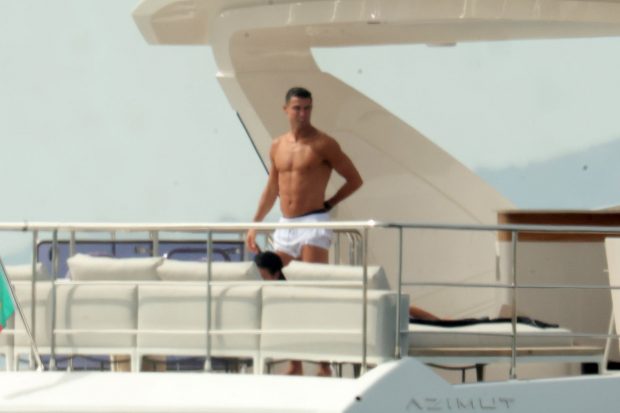 Cristiano Ronaldo navegando / GTRES