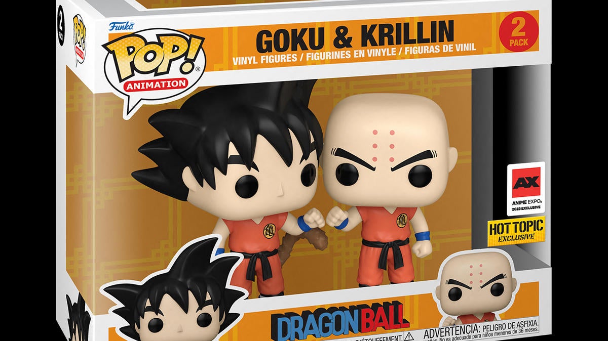 Exclusivo de Anime Expo Dragon Ball Goku y Krillin Funko Pop 2-Pack está a punto de caer