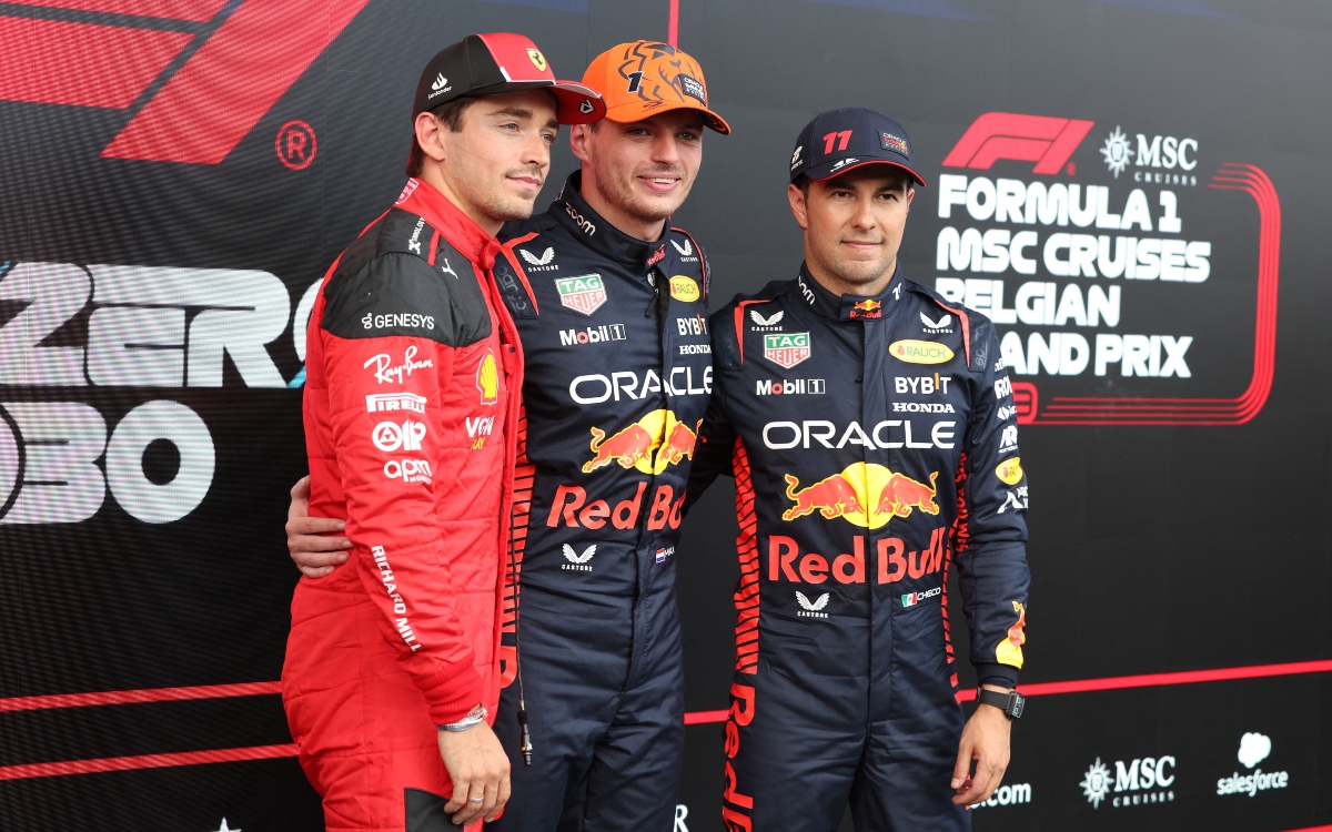 F1: Checo Pérez arrancará en la primera fila en el GP de Bélgica