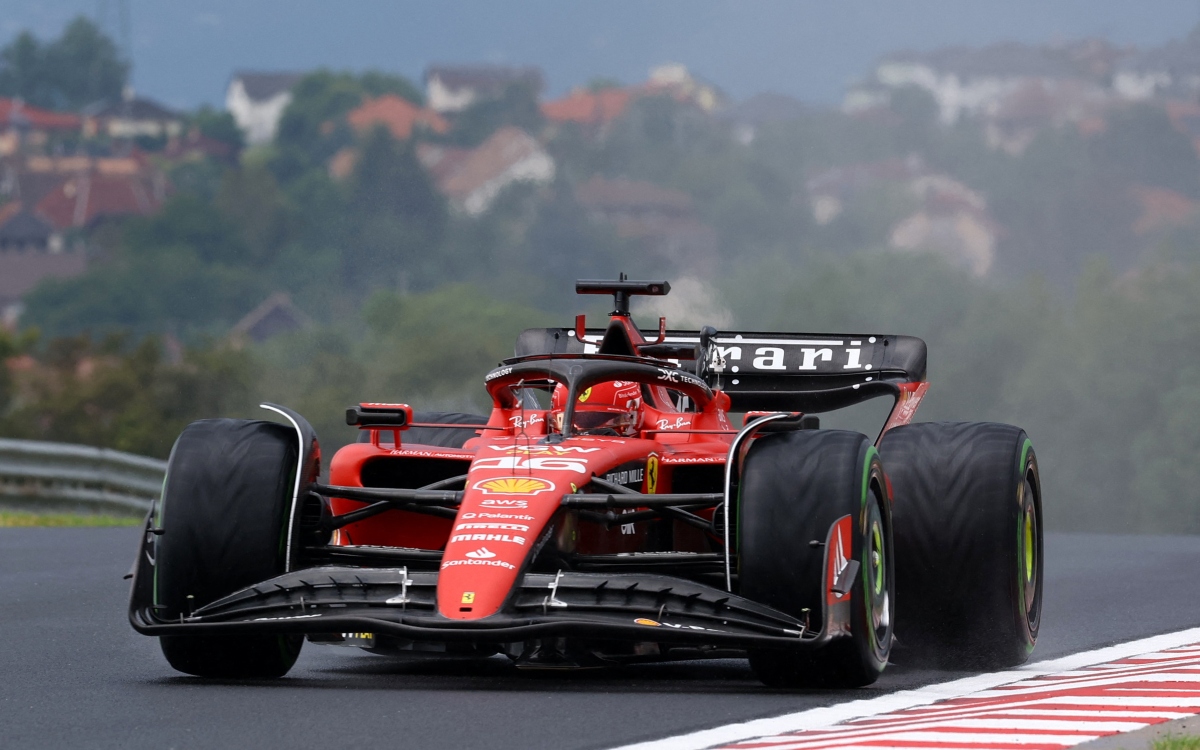 F1: Leclerc, el más rápido en la P2 del GP de Hungría