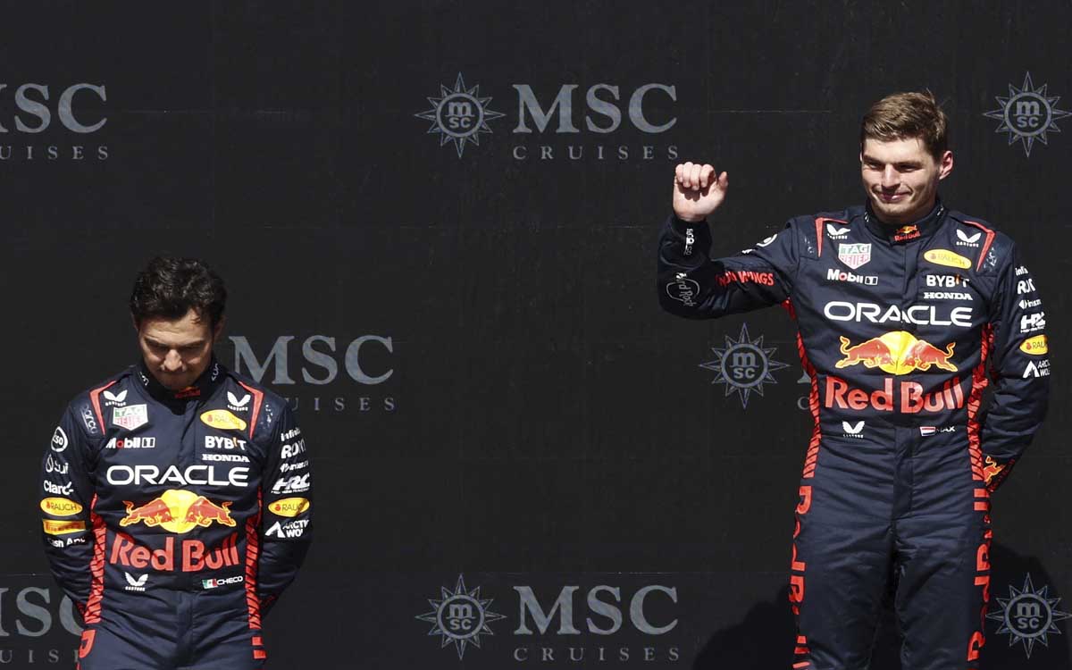 F1: Verstappen y ‘Checo’ logran el 1-2 en Bélgica