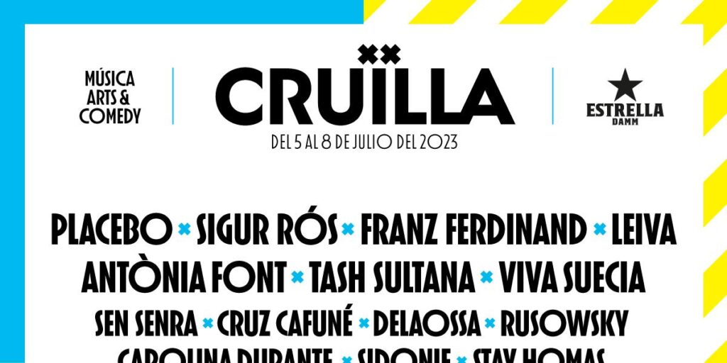 Festival de Cruïlla 2023: fechas y horarios del evento y sus actuaciones