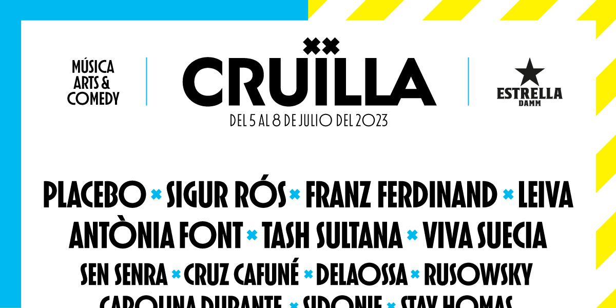 Festival de Cruïlla 2023: fechas y horarios del evento y sus actuaciones