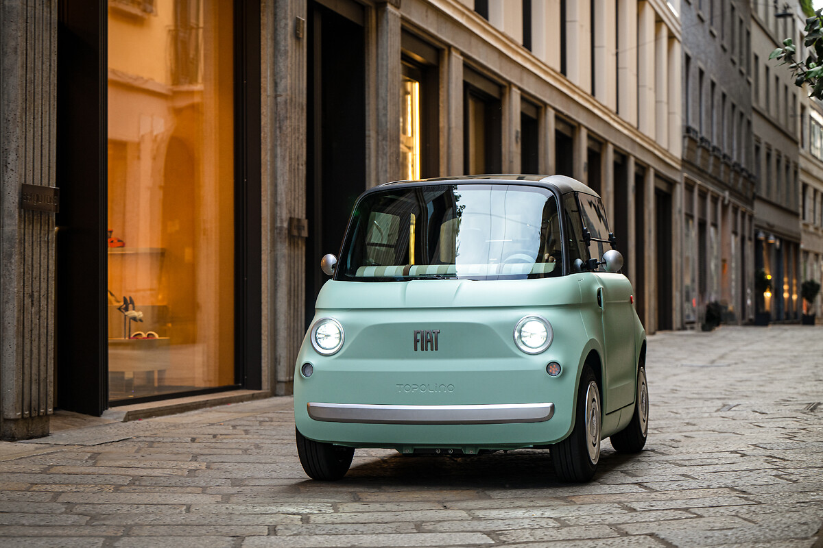 Fiat dice que su EV más lindo llevará accesorios como, no bromeo, una ‘pequeña ducha’