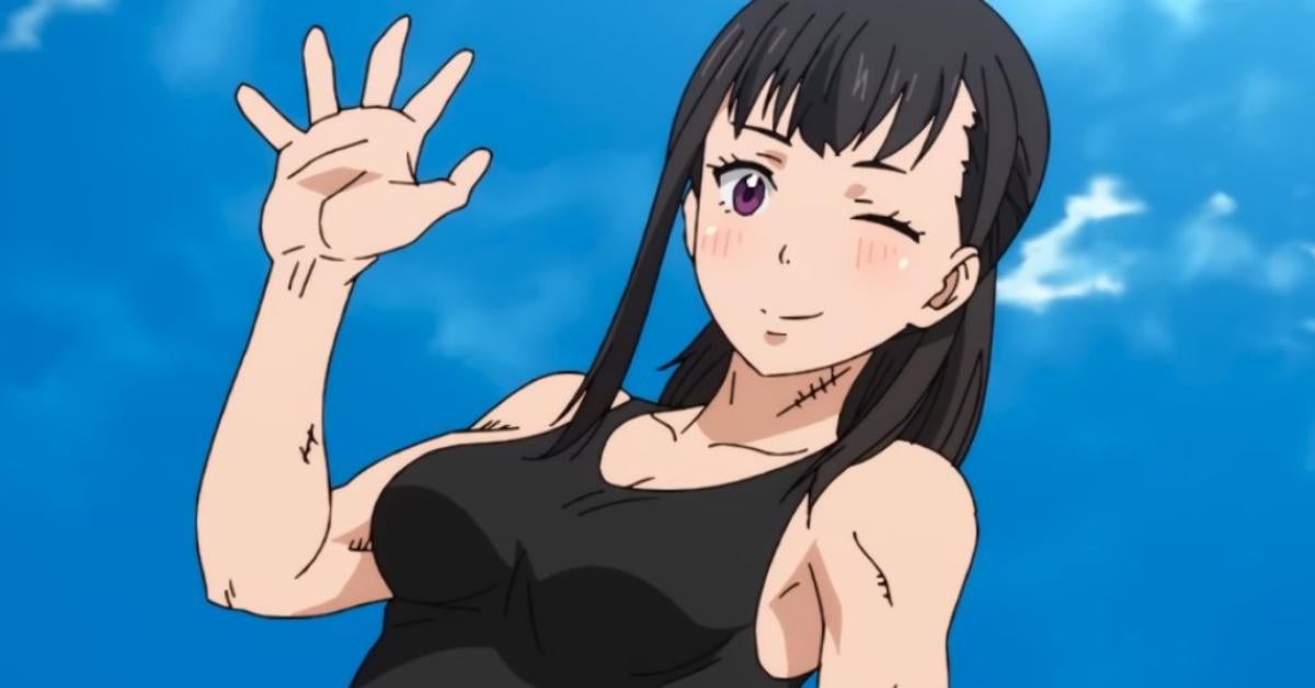Fire Force Cosplay Muscles Up con Maki