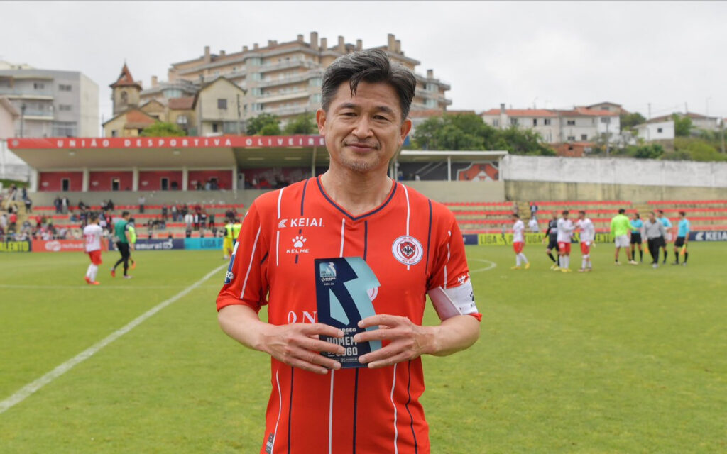 Kazuyoshi Miura, de 56 años, renueva contrato con Oliveirense | Tuit