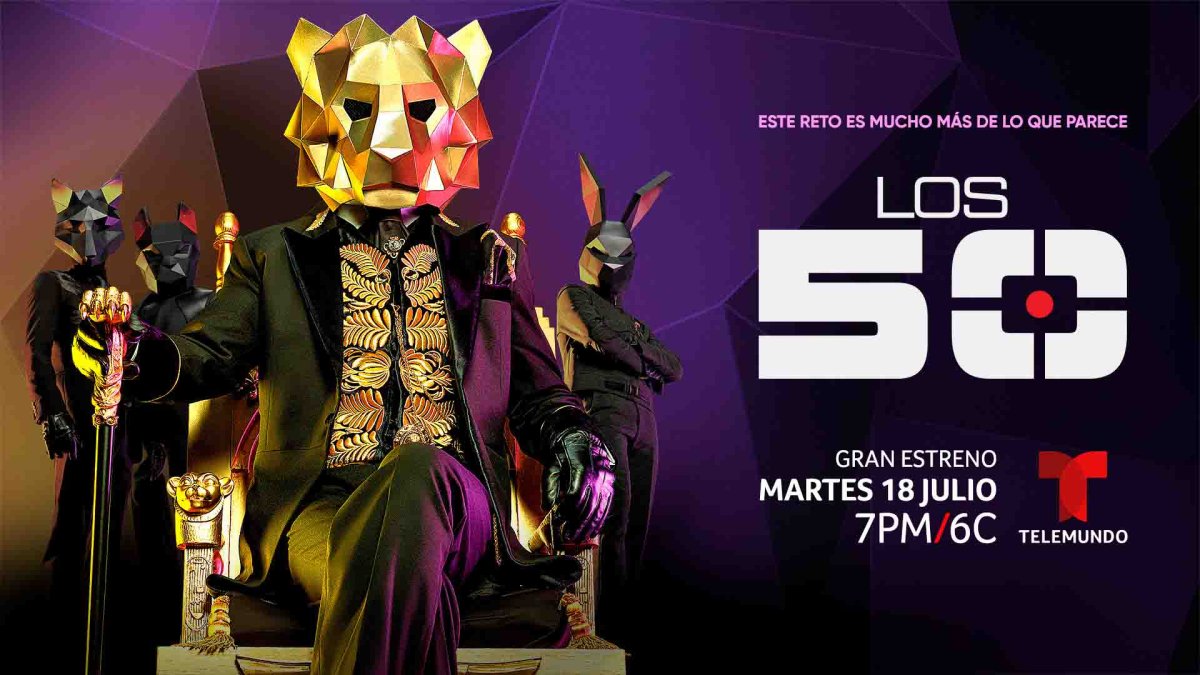 Los 50 se estrena este martes por Telemundo, solo uno se llevará el gran premio de $350,000