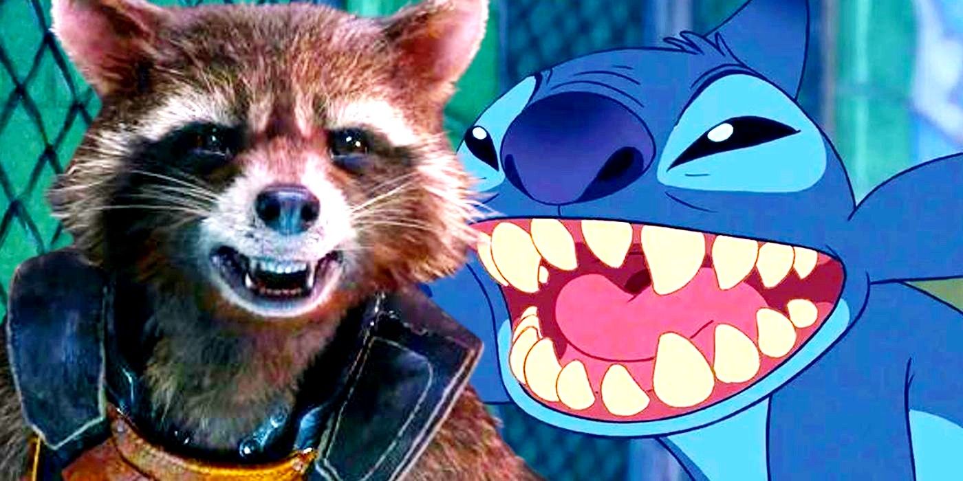 Rocket Raccoon & Stitch de Lilo & Stitch pelean hasta la muerte en video de batalla viral