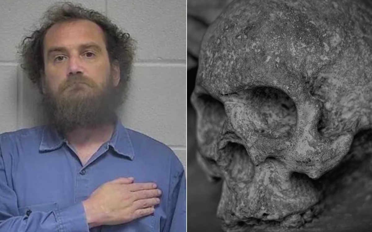 Usó 40 cráneos y otros restos humanos para decorar su casa; esta es su historia