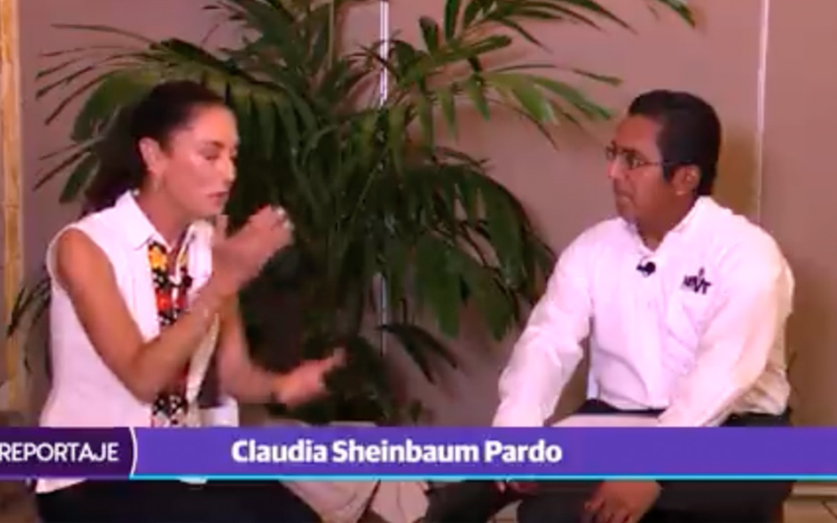 Video | 'Está muy violenta la entrevista', Sheinbaum reclama a reportero