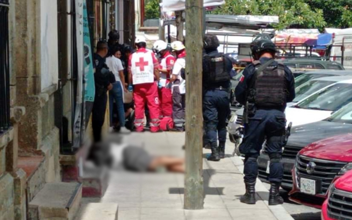 Video | Matan a turista en calles del Centro Histórico de Oaxaca