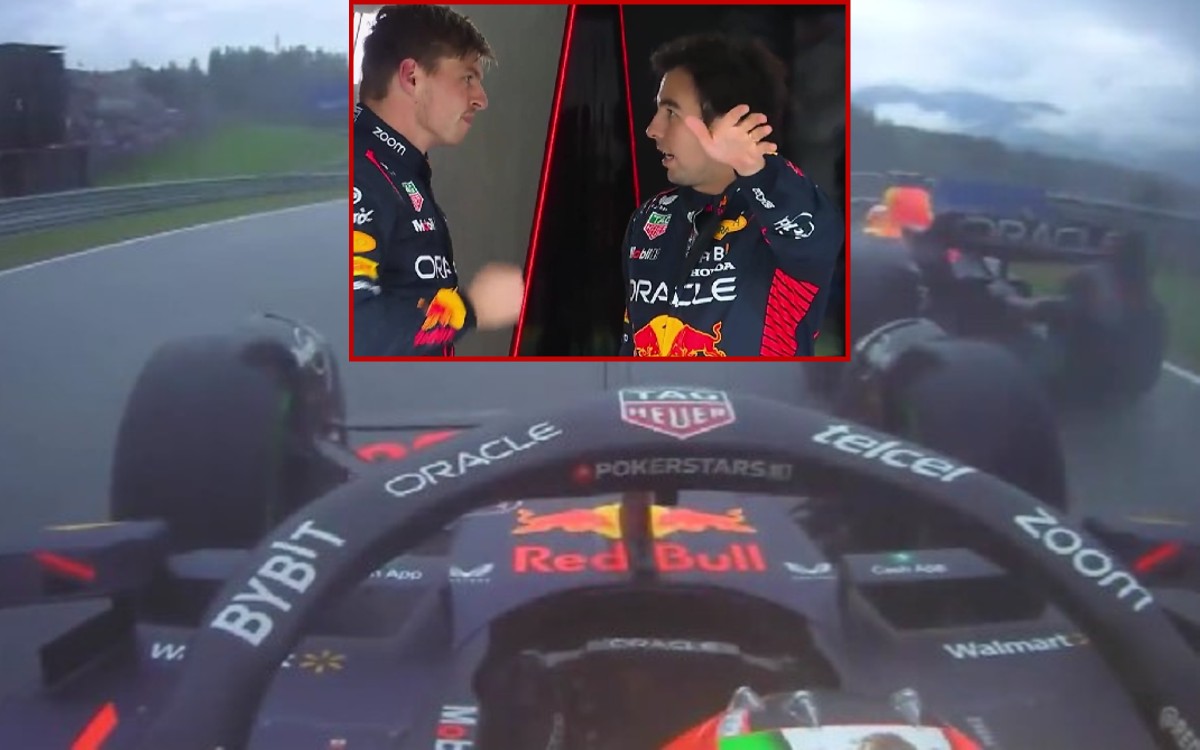 Videos | Así disputaron 'Checo' Pérez y Max Verstappen la vuelta 1 de la carrera sprint