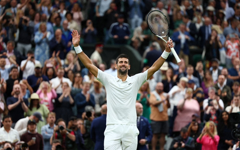 Wimbledon 2023: Djokovic vuela sobre Sinner a su quinta final consecutiva