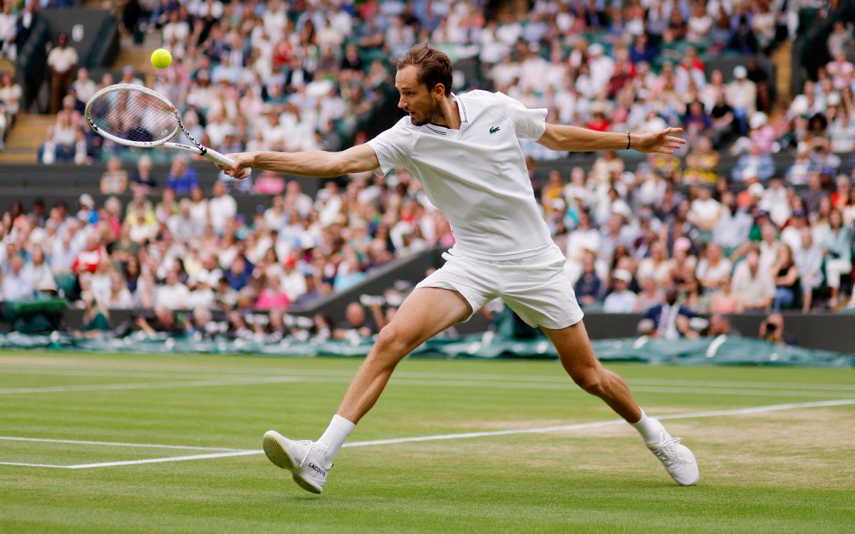 Wimbledon 2023: Medvedev remonta a Eubanks y está en semis