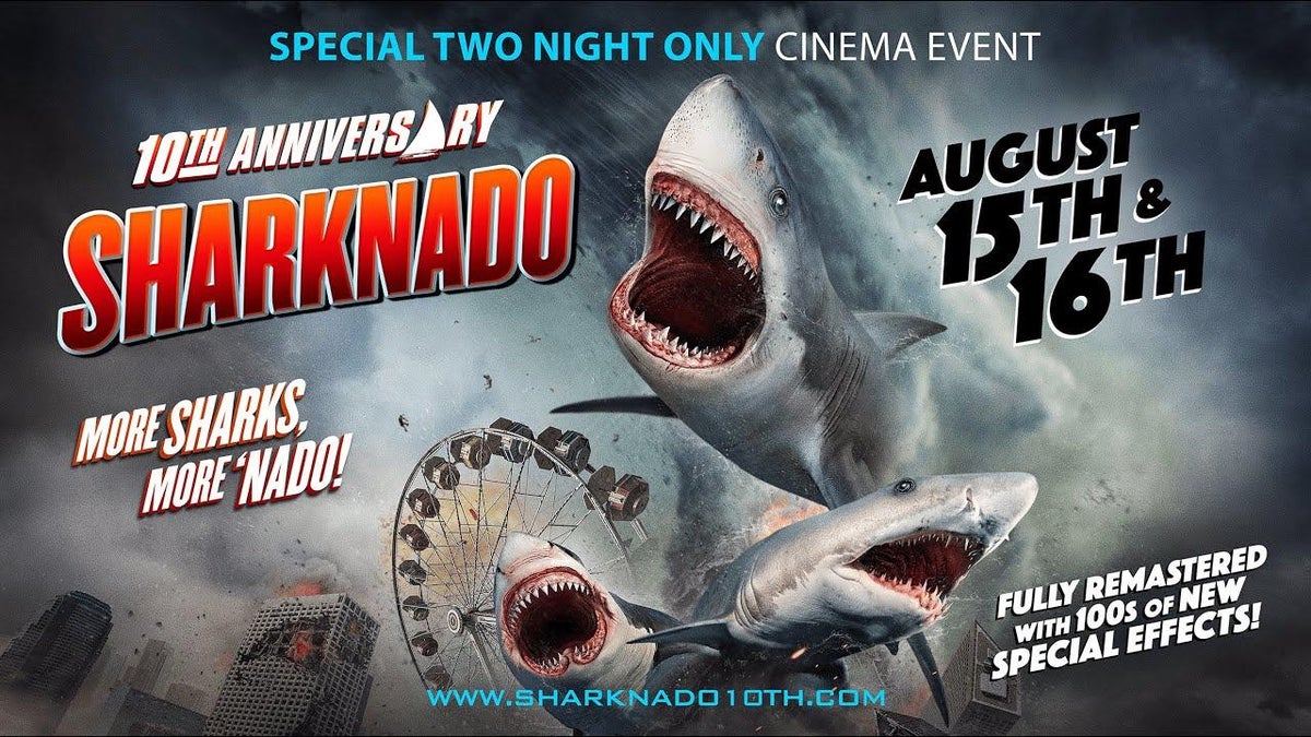 Sharknado se estrenará en cines por su décimo aniversario
