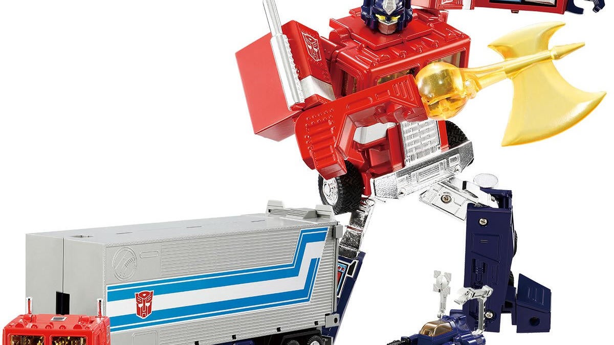 Transformers Takara Tomy Missing Link C-01 Convoy es como G1 Optimus Prime, solo que mejor