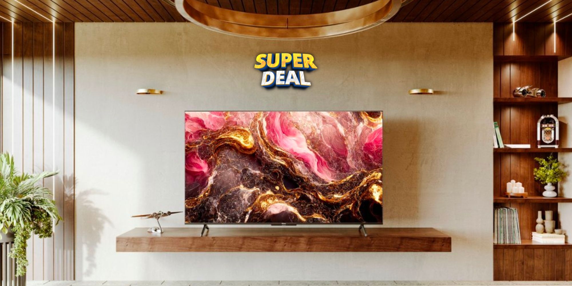 Ahorre $ 400 en un televisor mini-LED 4K de 75 pulgadas con Google TV hoy