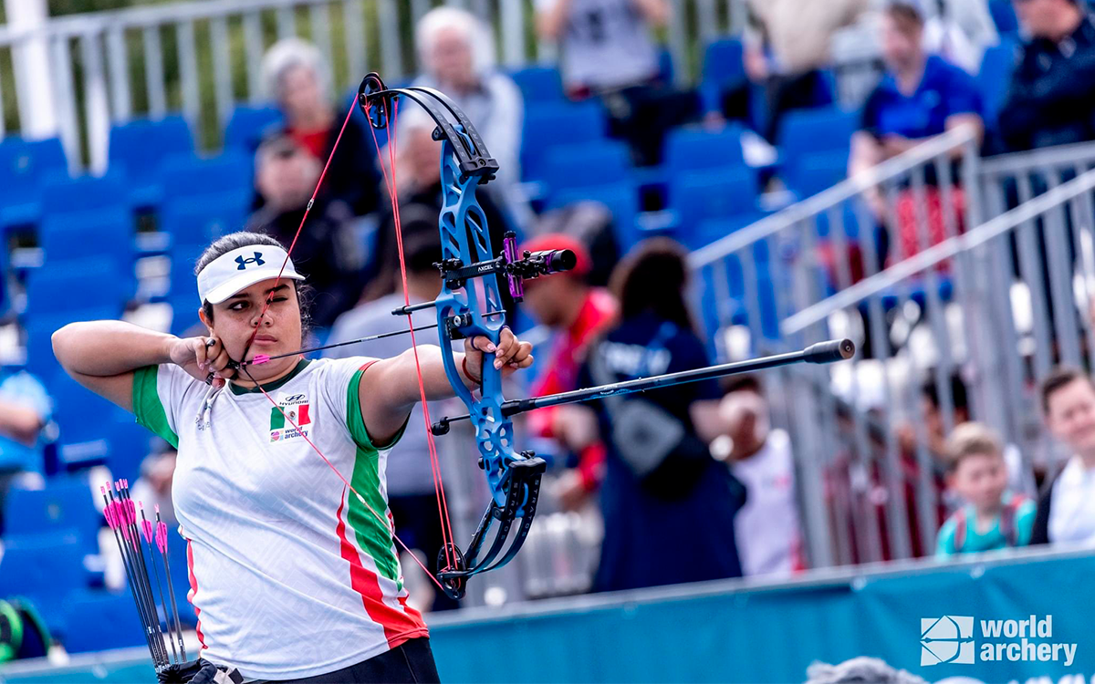 Andrea Becerra consigue plata para México en los Mundiales de tiro con arco
