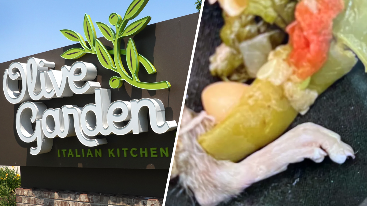 Cliente de Olive Garden descubre pata de rata en su sopa: demanda