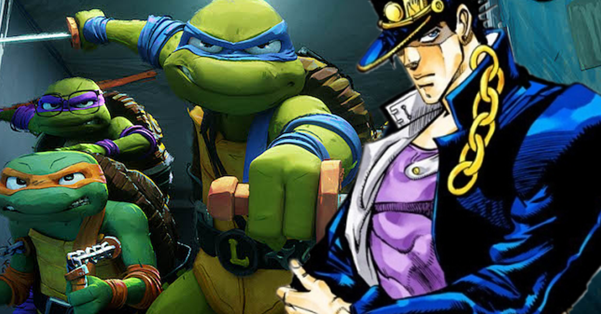El anuncio de Teenage Mutant Ninja Turtles: Mutant Mayhem presenta una referencia a JoJo