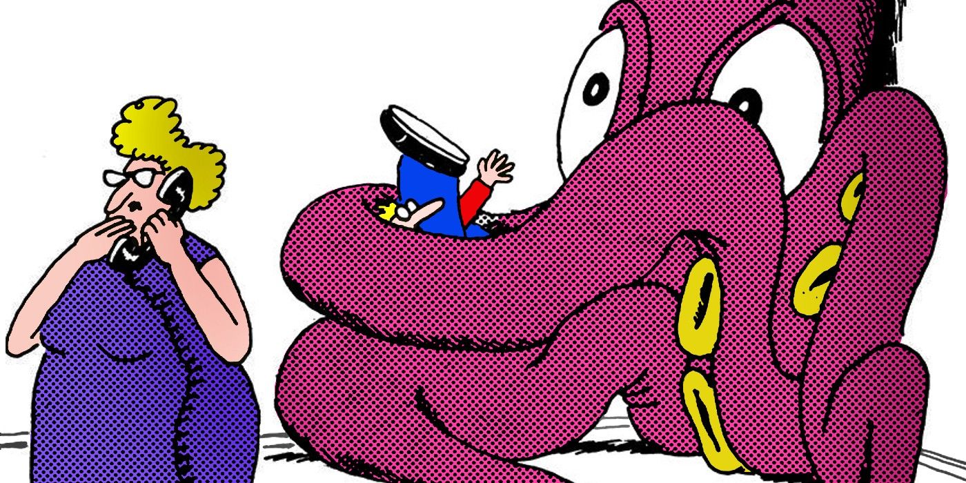 El extraño calamar gigante de The Far Side es todo lo que hace que sus cómics sean geniales