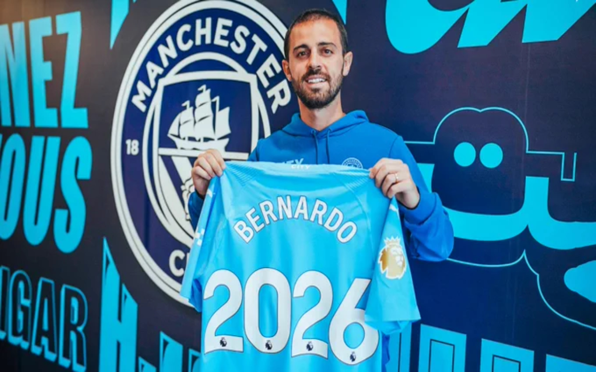 Extiende Bernardo Silva contrato con Manchester City hasta el 2026 | Tuit