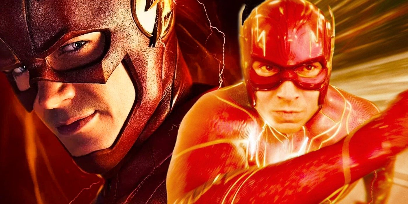 Grant Gustin derriba a Barry Allen de Ezra Miller en la edición de video Flash