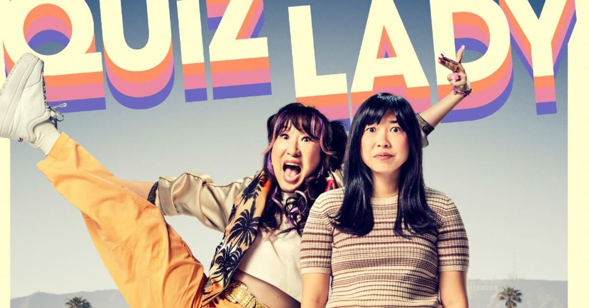 Lanzamiento del póster Quiz Lady de Hulu protagonizado por Awkwafina y Sandra Oh
