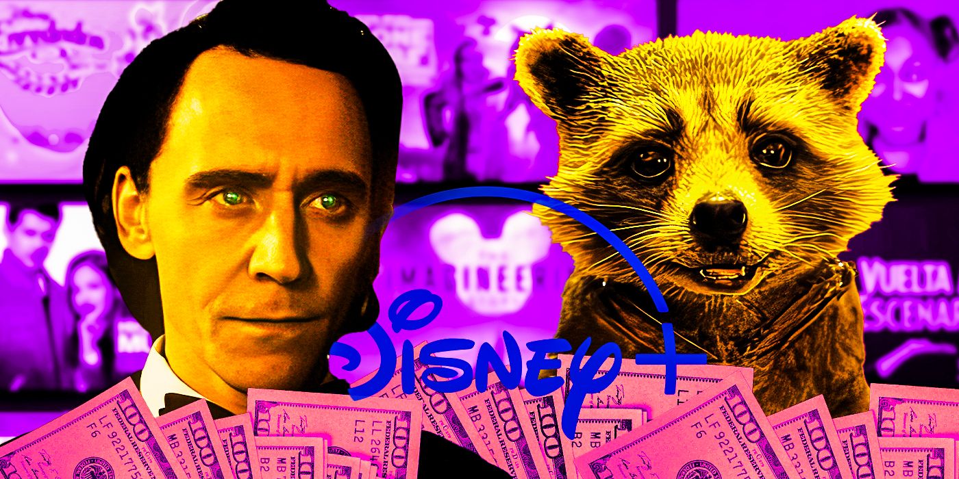 Loki, Rocket con logo y dinero de Disney+