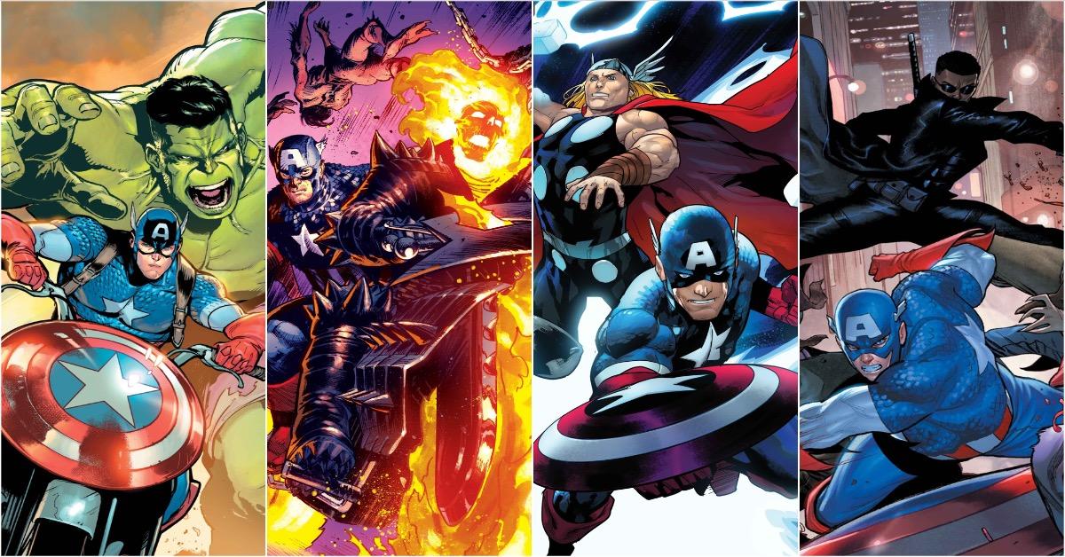 Las variantes de Marvel Stormbreaker celebran al Capitán América #1