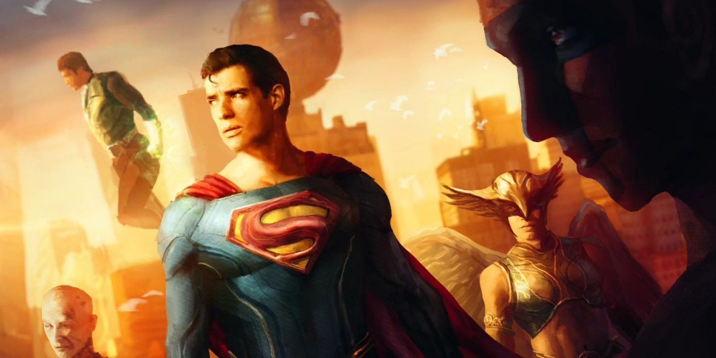 Los héroes confirmados del Universo DC se unen en el impresionante Superman: Legacy Fan Art