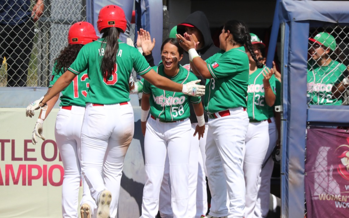 México consigue su primer triunfo en una Copa Mundial de Beisbol Femenil