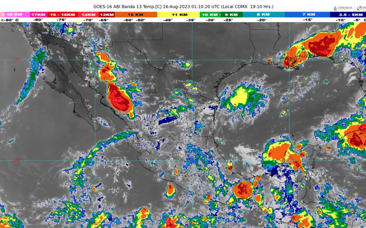 México emite alerta por sistema con potencial ciclónico que se intensificaría a huracán