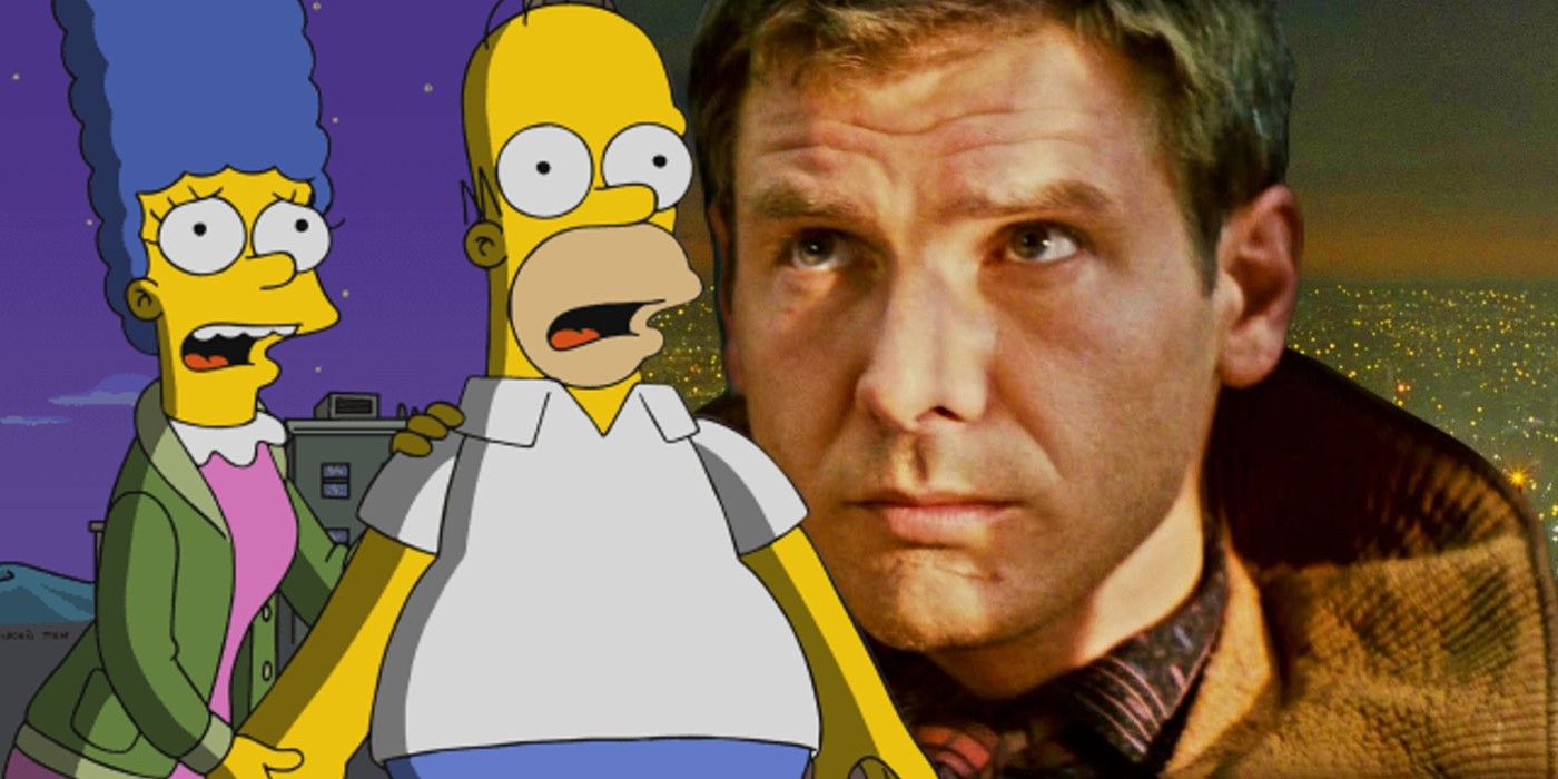 Póster de Blade Runner asado por ser demasiado literal, parece otra predicción de Los Simpson
