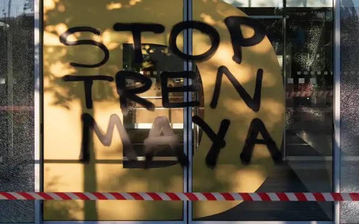 Protestan en Berlín contra Tren Maya de AMLO