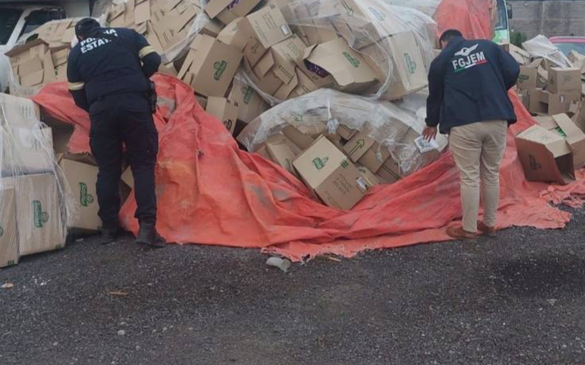 Recuperan en Ecatepec más de 700 cajas de Sabritas robadas en CDMX